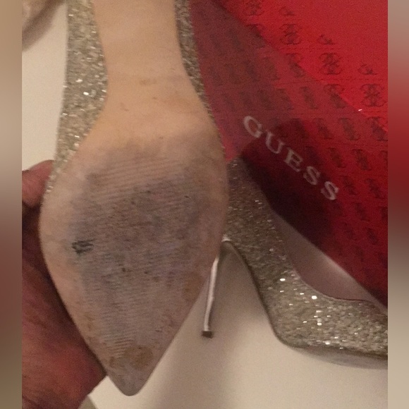 Guess Silver Sequence Heels - Picture 7 of 11